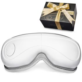 Eye Massager with Heat, Heated Eye Massage Mask with 5 Modes and Bluetooth Music, 180Â° Foldable Eye Care Massager for Migraines, Eye Strain