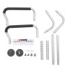 Toilet Safety Rail, Bathroom Toilet Seat Frame, Adjustable Width & Height Fit Most Toilets, Supports 300lbs