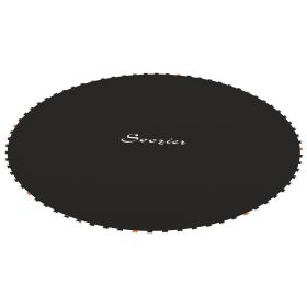 Trampoline Replacement Mat, Fits 12' Trampoline w/ 72 V-Hooks & 5.5" Springs (Spring & Frame not Included),  Black (Option: Black-530x450x100 mm)