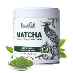 Matcha--Ceremonial Grade Matcha Green Tea Powder,Premium First Harvest Unsweetened,1 0 0 Pure Matcha ForLattes,Smoothies,and Baking  40g  1.4oz-S (Option: 1 piece)