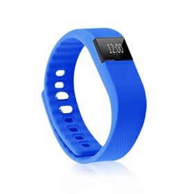 Fitness Tracker Activity Tracker Watch IP56 Waterproof Bracelet Fitness Band Sleep Monitor Pedometer Sedentary Reminder Call Message Notification (Color: Royal Blue, size: One size)